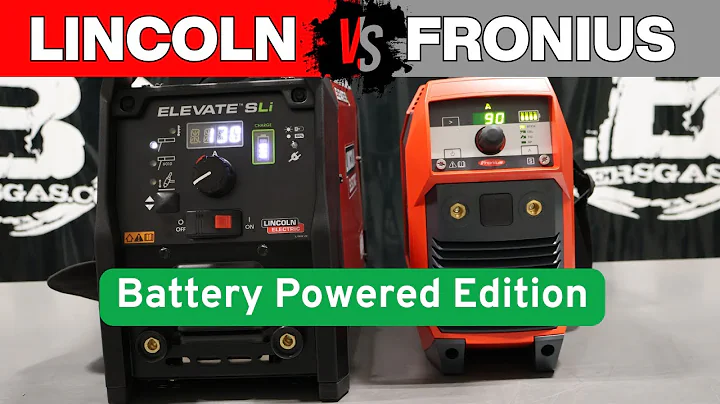 Lincoln Elevate vs. Fronius AccuPocket Battery Powered Welder Comparison