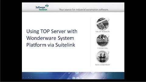 Using TOP Server with Wonderware System Platform via Suitelink