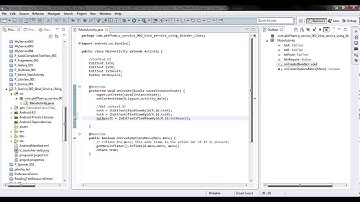 Android   Service   Bind service using IBinder class
