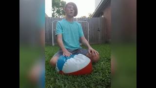 Filling Up A Beach Ball With Water 15 Pounds