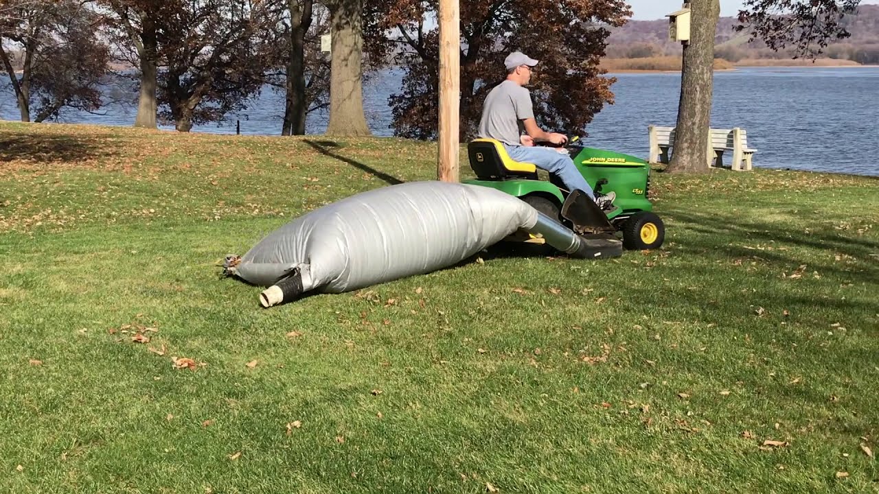 DIY Leaf Collector with Tarp