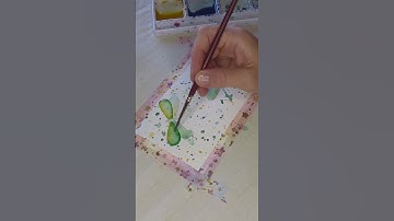 painting day 25 #paintingvideo #beginnerfriendly #watercolortutorial #dragonfly #springpainting