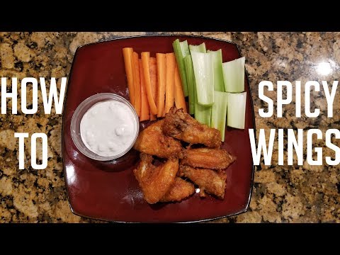 How to make buffalo style chicken wings