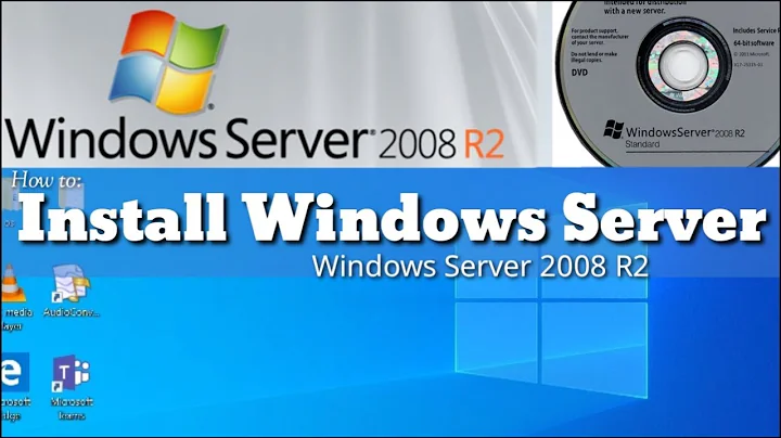 How to: Install Windows Server 2008 R2