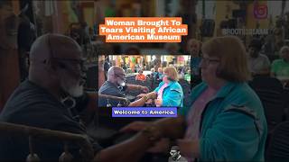 White Lady Visits African American Slavery Museum