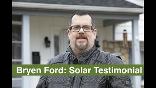 Solar Testimonial - Bryen Ford, Edgewater, NJ