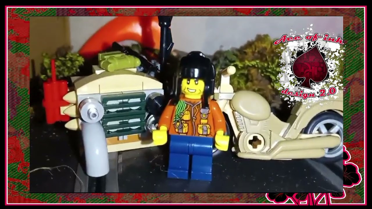 Ace LEGO Military Motocycle