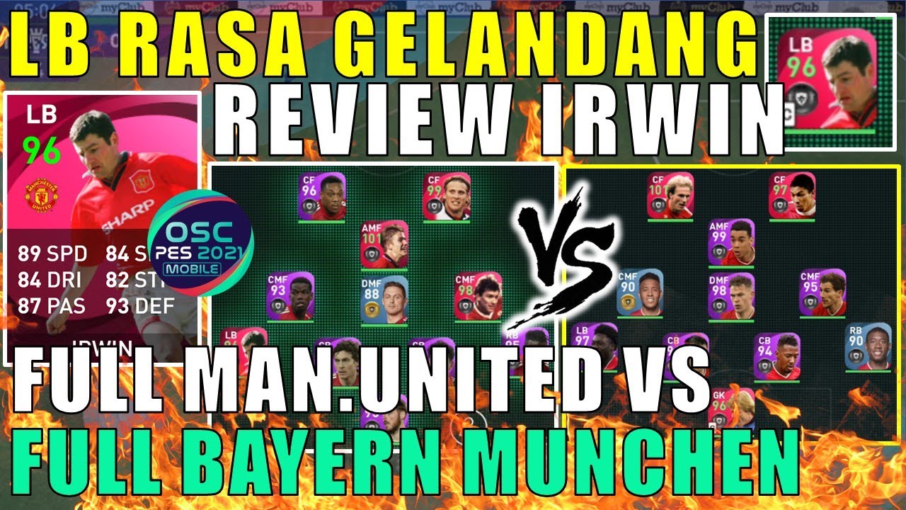 REVIEW IRWIN ICONIC LB 96 LB RASA GELANDANG MANCHESTER UNITED MIRIP ARNOLD EFOOTBALL PES 2021 MOBILE