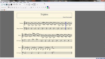 "Triplets" Custom MuseScore Song