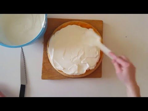 Piškótový koláč s mascarpone | Varenie s Viky