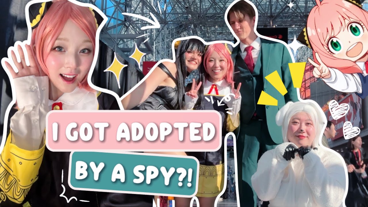 anime nyc 2025 cosplay vlog!! ⋆˚꩜｡⋆ Anya SpyxFamily, convention