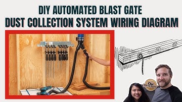 DIY AUTOMATED BLAST GATE DUST COLLECTION SYSTEM WIRING DIAGRAM