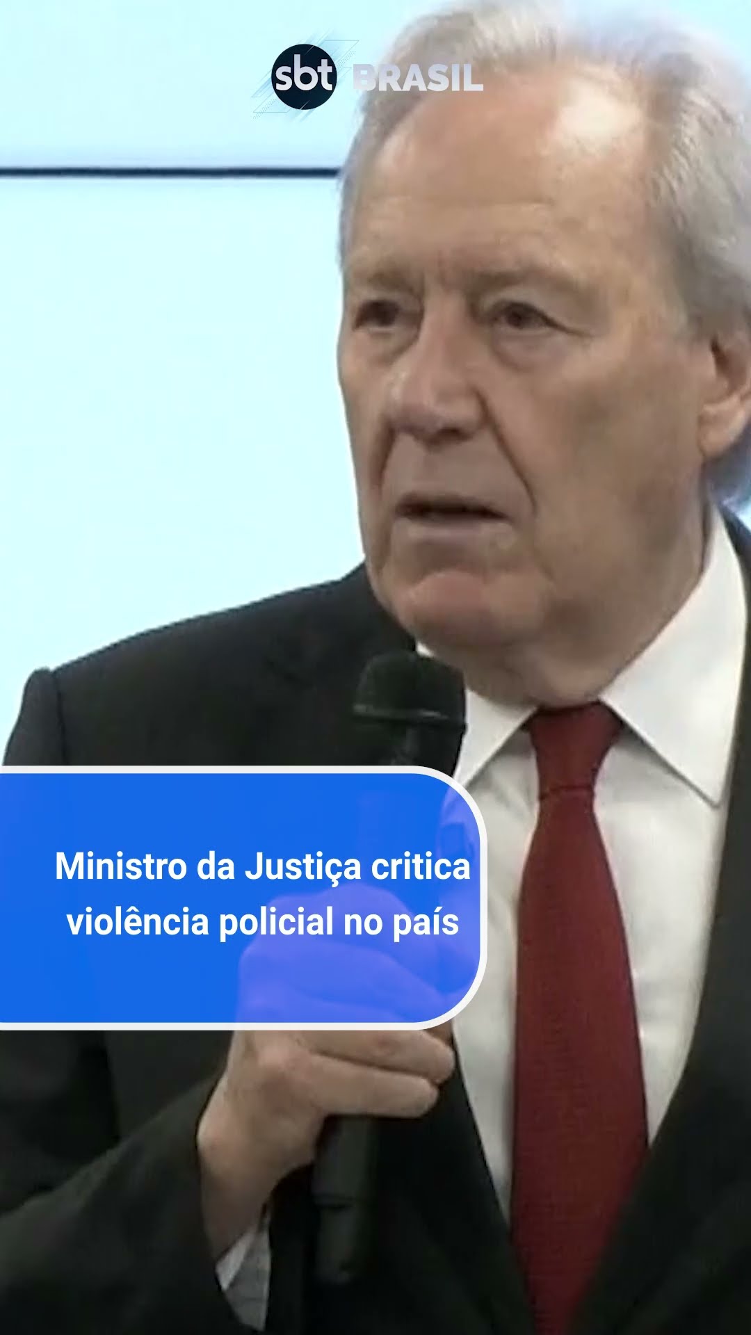 Lewandowski critica violência policial e estuda normativo de instrução | SBT Brasil (05/12/24)