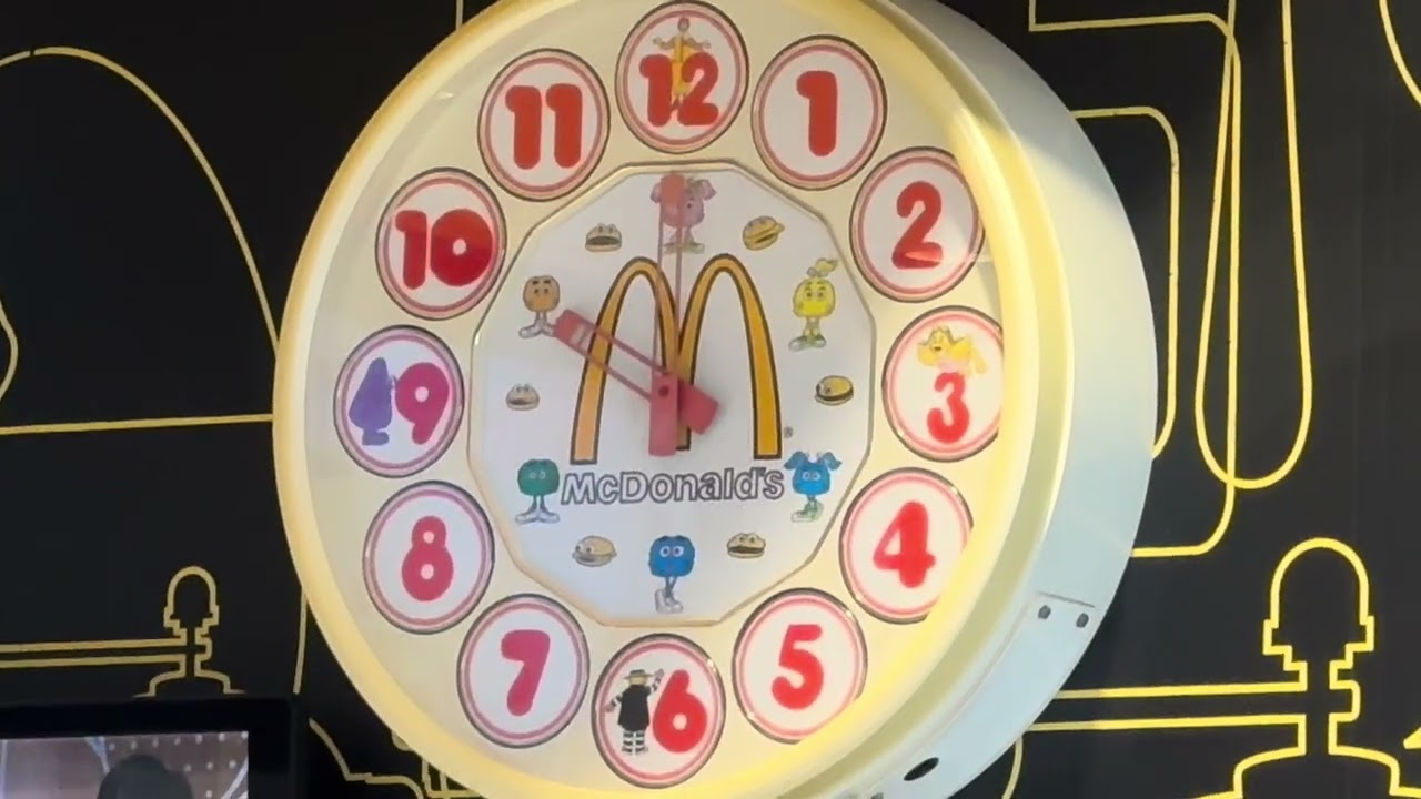 マックタイム　マクドナルド　時計 マックタイム マクドナルドフライガイLED時計 | ROBOTROBOT