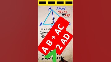 🫛 AB + AC EXCEEDS 2 AD