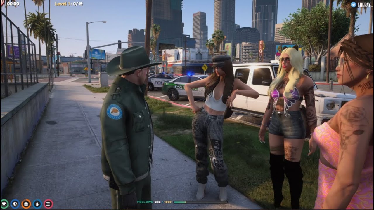 Emmy & Winter's traffic stop with Raycardo Flick | NoPixel 3.0 GTA RP