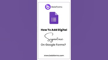 How To Add Digital Signature On Google Forms