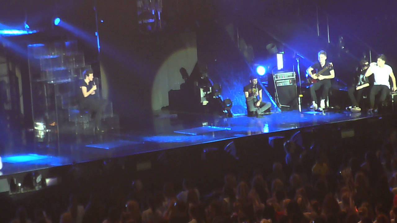 One Direction - Niall's Speech - Sheffield 14/04/13