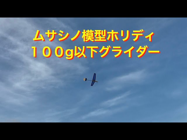 ラジコングライダー】ホリディ初飛行 - YouTube