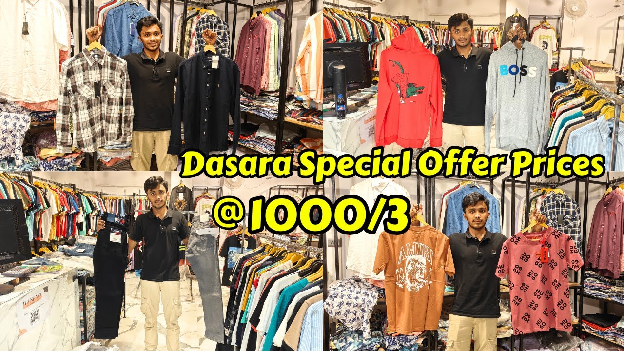Dasara Special Mens Dresses100% Original Multi Brands Jeans, Shirts & T-Shirts Discount Prices