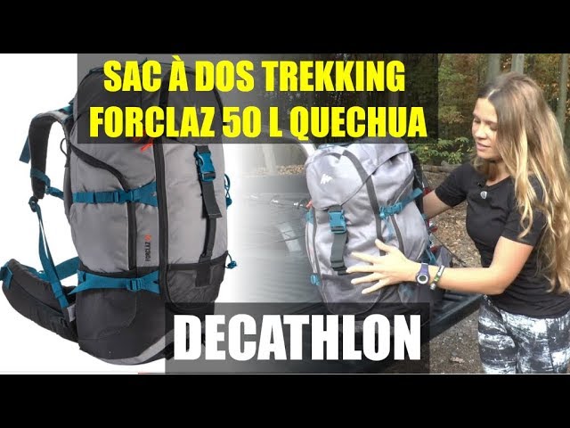 Sac à dos Trekking FORCLAZ QUECHUA DECATHLON - YouTube