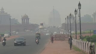 New Delhi air pollution 10 times over safe limit