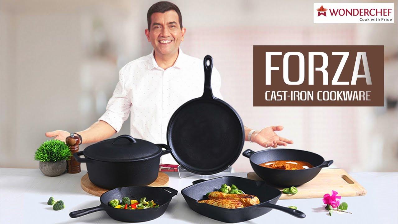 Forza Cast-iron Cookware Collection | Wonderchef - YouTube