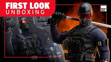 G.I. Joe Commando Snake Eyes Threezero Figure Unboxing | First Look