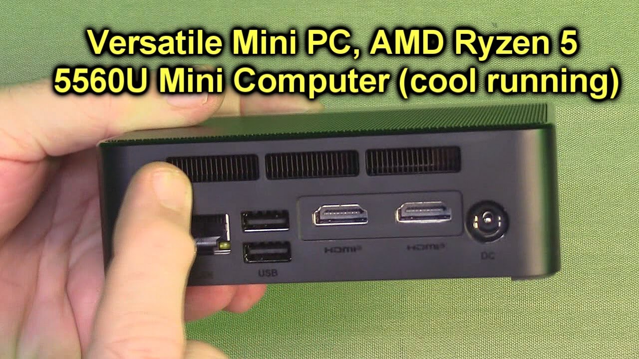 Beelink SER5 Versatile Mini PC, AMD Ryzen 5 5560U 16GB DDR4 500GB SSD, WiFi  6E win 11 Pro REVIEW 