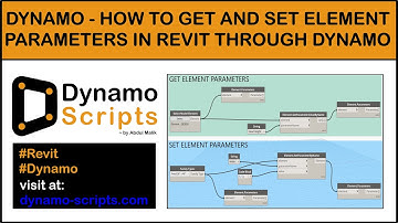 DYNAMO - Get and Set Element Parameters in Revit through Dynamo