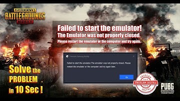 Failed To Start Emulator Problem Solved Without Restarting PC - Tencent Gaming Buddy