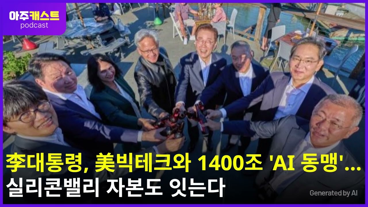 李대통령, 美빅테크와 1400조 AI 동맹…실리콘밸리 자본도 잇는다