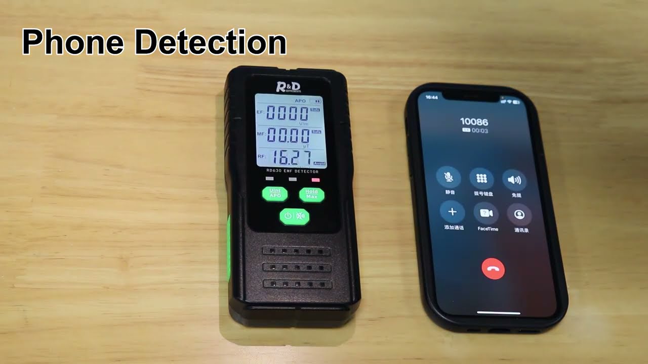 Уред за измерване на радиация R&D RD630, EMF, Измерва магнитни електрически и микровълнови полета