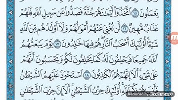 سورة المجادلة من ١٨ إلى النهاية