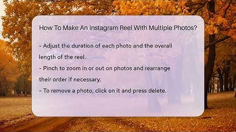 How To Make An Instagram Reel With Multiple Photos? - Everyday-Networking