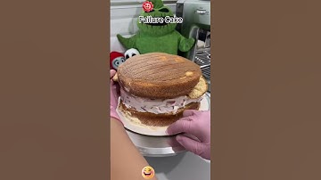 Failure cake 😂😂😂 #funnyvideos #funnymoments #foryou #fyp #fail #cookingfail #funnykitchen