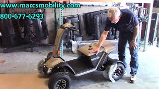 How to Unbox and Set Up Pride Wrangler MV600 Large Mobility Scooter - Marc's Mobility