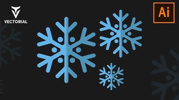 How to make a Snowflake in Adobe illustrator 2020