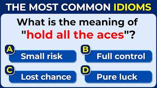 English Idioms Quiz | Can You Score 30\/30? 98% Cannot! #Challenge 51