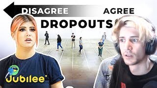 xQc Reacts to Do All Dropouts Think The Same? | xQcOW