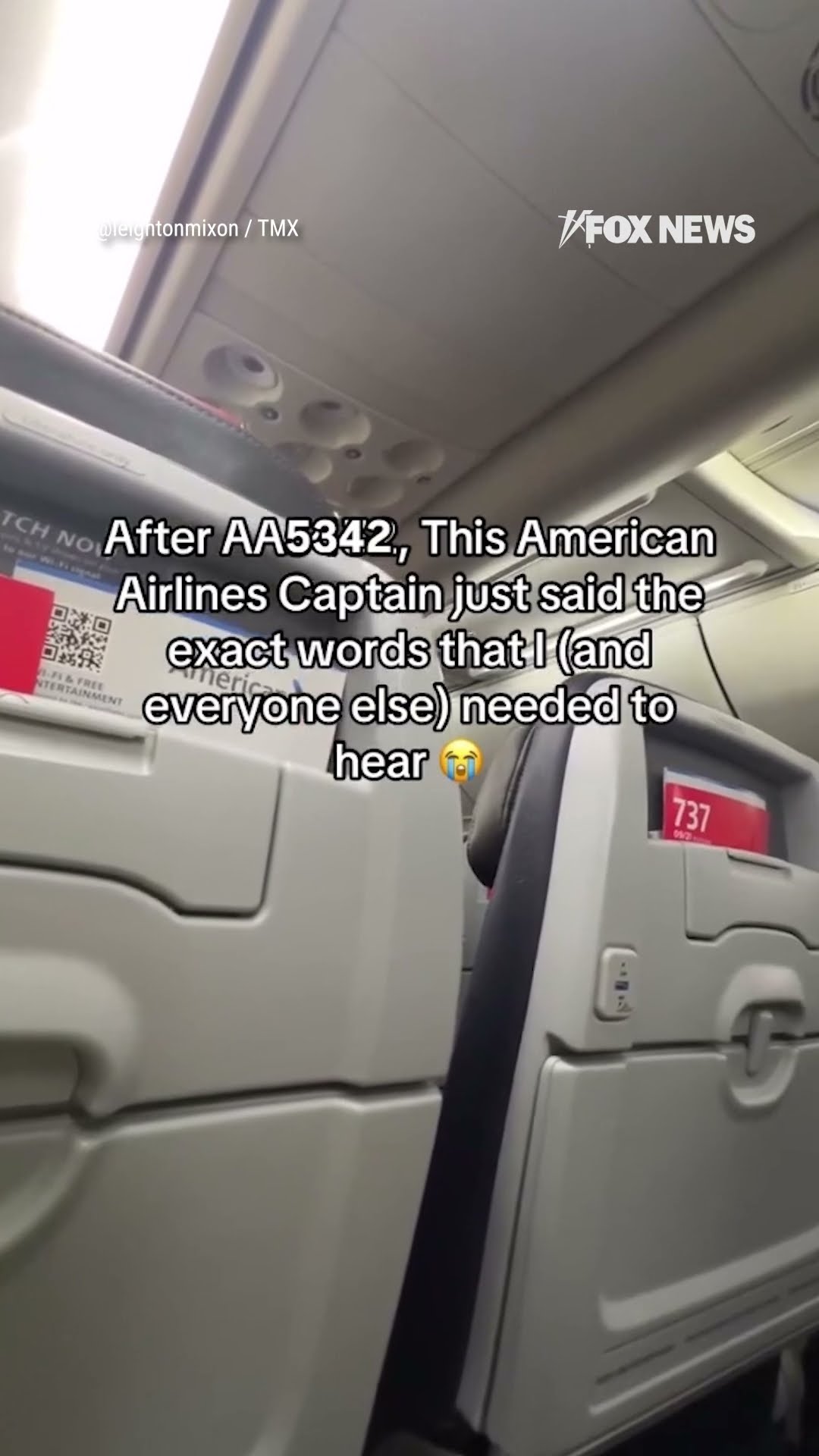 American Airlines captain eases passenger concern after DC collision