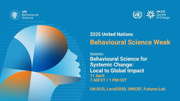 Behavioural Science for Systemic Change: Local to Global Impact