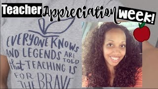 TEACHER APPRECIATION WEEK 2018 