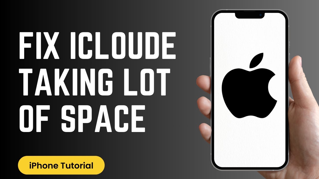 How to Fix iCloud Drive Take up a Lot of Space iPhone - YouTube