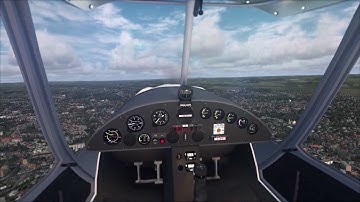 FSX SE: Testflight Sim720 Ikarus C-42Full Flight Gießen-Lützelinden to Marburg-Schönstadt