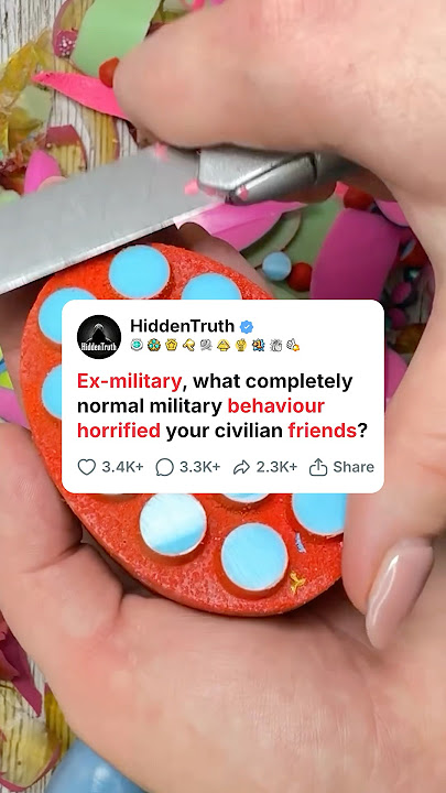 Ex-military, what completely normal military behaviour horrified your civilian friends?