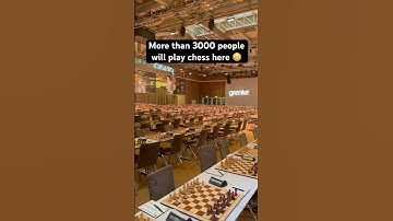 3000 PEOPLE will PLAY CHESS in THIS HUGE PLAYING HALL 😳🔥