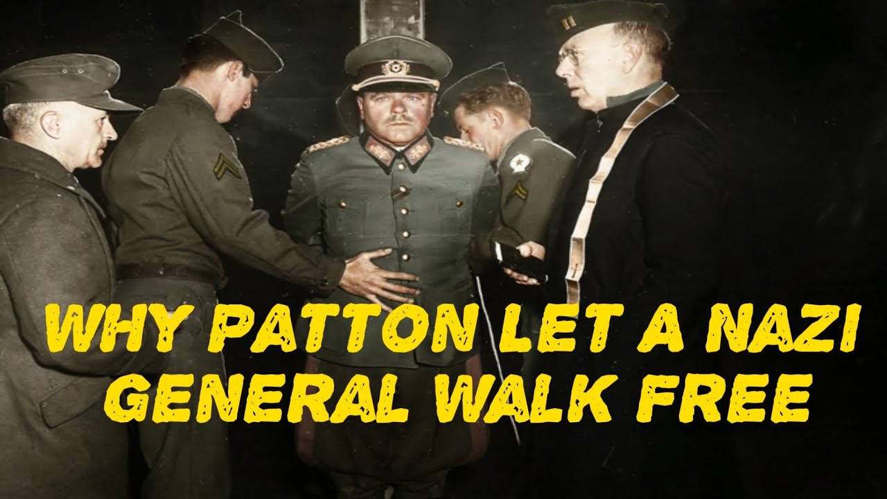 Why Patton Let A Nazi General Walk Free.Why Patton Protected a GERMAN General After Capturing Him?