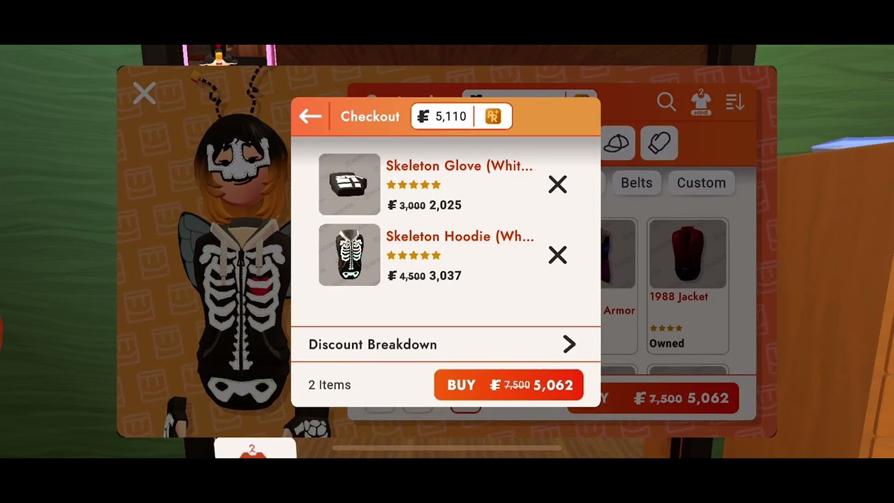 Skeleton Outfit Purchase RecRoom YouTube