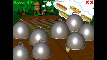 playing camping field trip in baldi